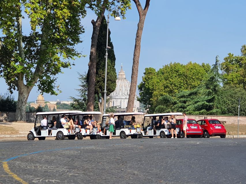 Rome: City Tour by Golf Cart with Gelato - Janiculum Hill and the cannon at noon