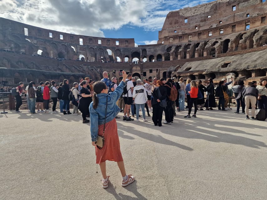 Rome: Colosseum Arena Access and Ancient Rome Guided Tour - How Much Walking and Time Should You Expect?