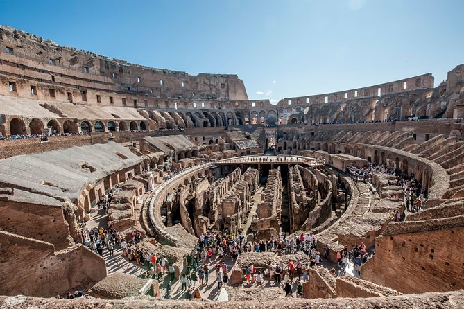 Rome: Colosseum Arena Floor, Roman Forum and Palatine Hill Tour - Climbing Palatine Hill for the best views