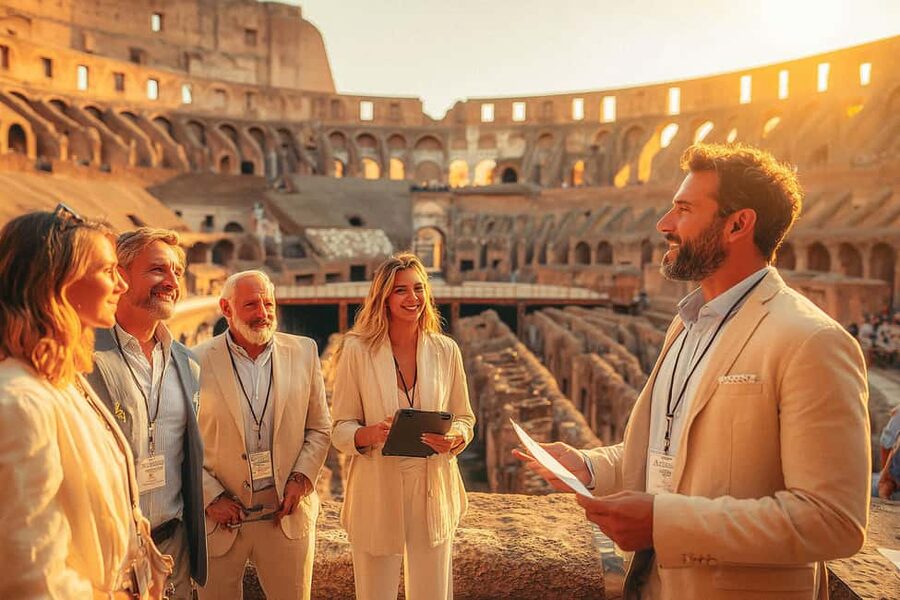 Rome: Colosseum Arena Twilight Tour & Imperial Forum Visit - Key points to know before booking