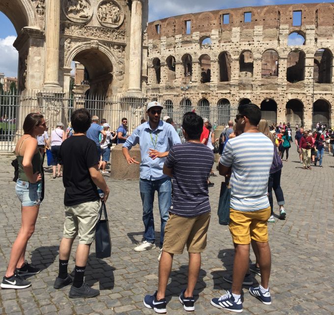 Rome: Colosseum Express Guided Tour with Arena Access Option - Exploring the Roman Forum and Palatine Hill afterward