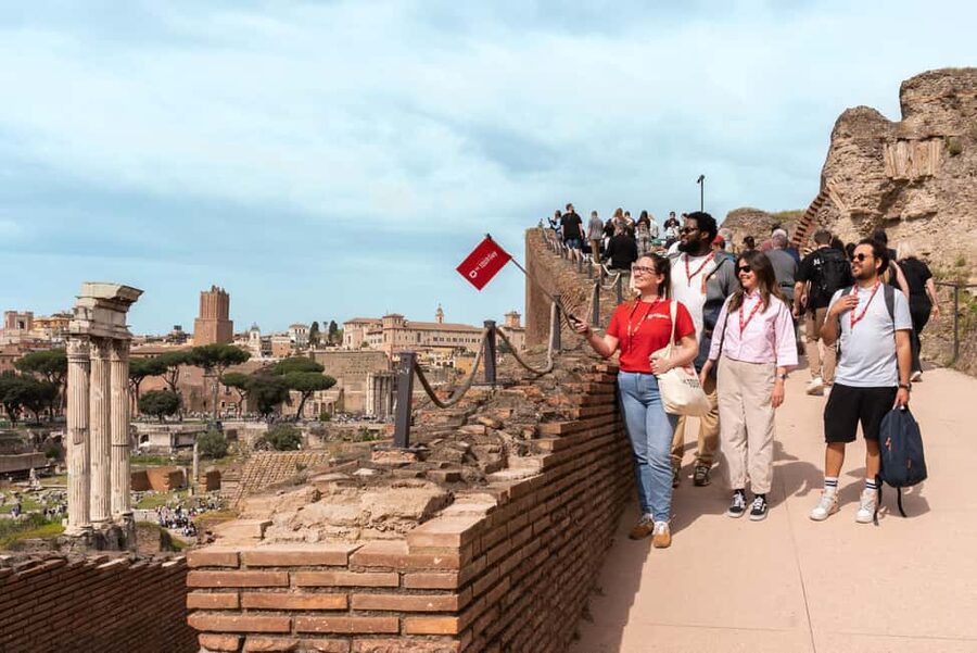 Rome: Colosseum, Forum, and Palatine Tour - Palatine Hill and Rome from above