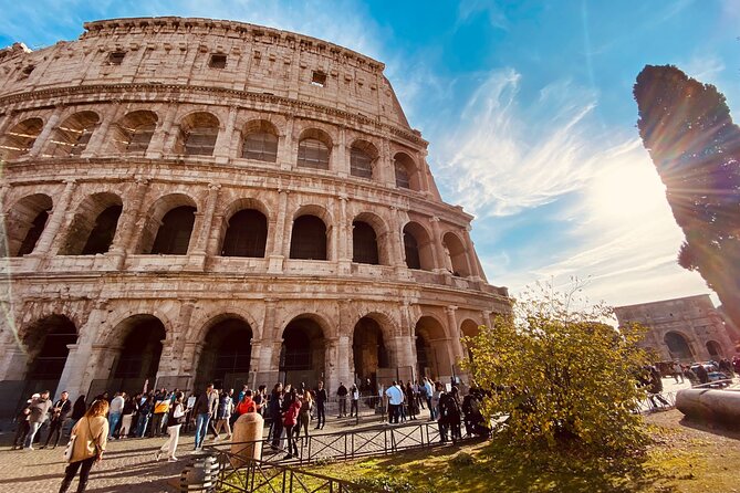 Rome: Colosseum, Roman Forum & Palatine Hill Guided Tour - Entering the Colosseum after the security check