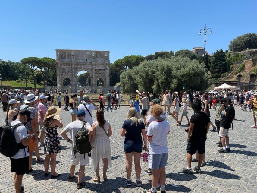 Rome: Colosseum, Roman Forum & Trajan's Market Exterior Tour - Meeting point, timing, and day-to-day practicalities