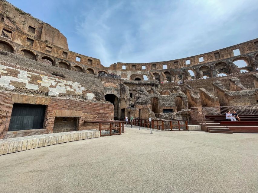 Rome: Colosseum Tour with Access to the Gladiator Arena - Ground floor, second tier, and Roman Forum views