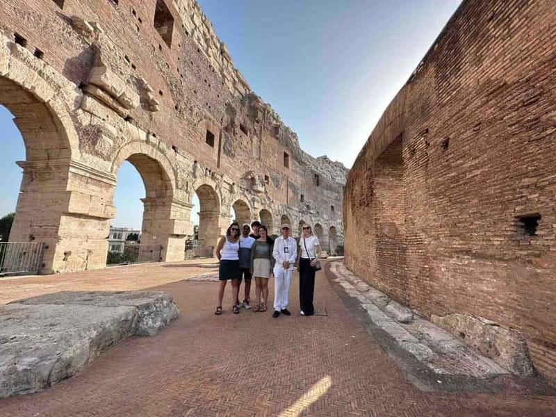 Rome: Colosseum VIP Top Floor 7 Pax Tour - Entering through the dedicated VIP door