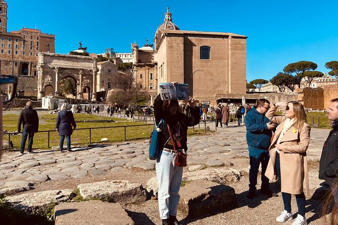 Rome: Colosseum with Arena, Roman Forum and Palatine Guided Tour - Palatine Hill and the view across ancient Rome