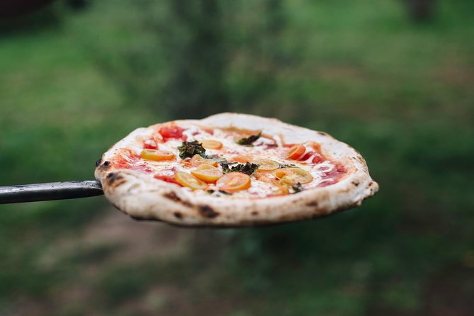 Rome Cooking Class: Make Pizza and Pasta with Wine & Dessert - Eating in the Roman garden
