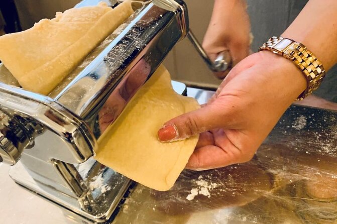 Rome Cooking: Pasta & Tiramisu Making, Free-Flowing Fine Wine - Making fettuccine from scratch