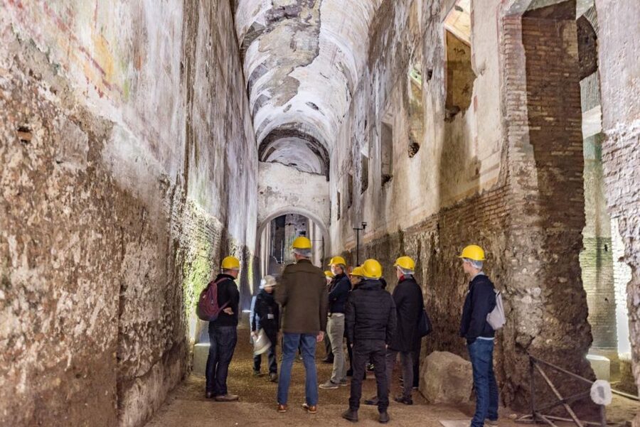 Rome: Domus Aurea Guided Group Tour - Descending into Nero’s underground rooms