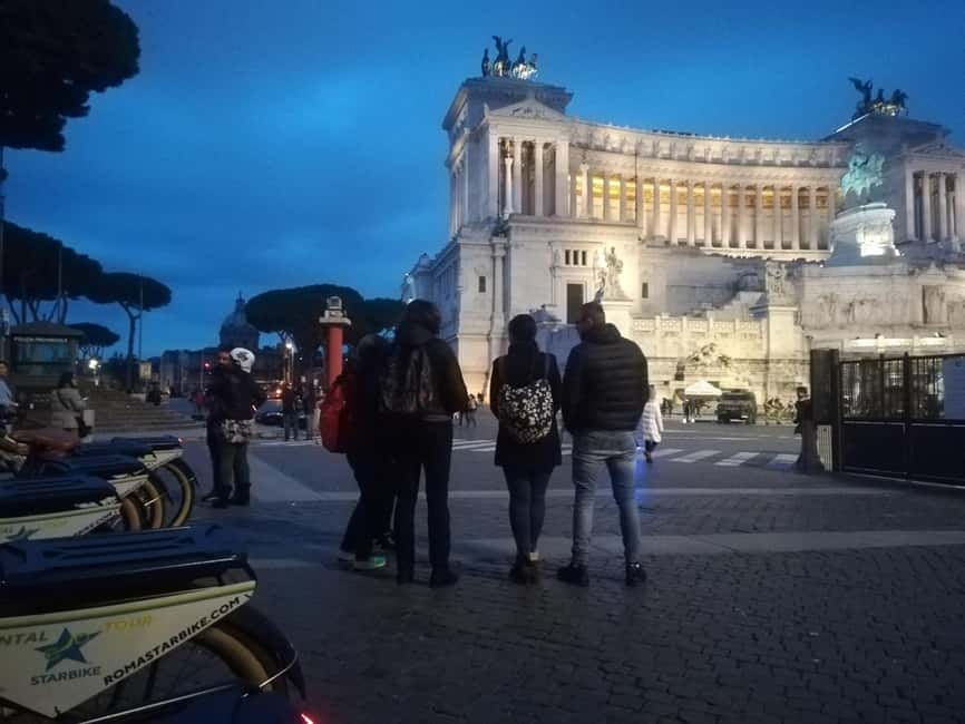 Rome: E-Bike Sunset Tour with Pizza Option - Trevi Fountain and Piazza di Spagna After Dark