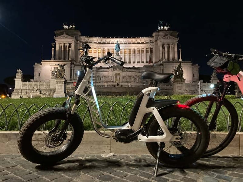 Rome: E-Bike Sunset Tour with Pizza Option - Capitoline Hill Finishes the Monument Loop