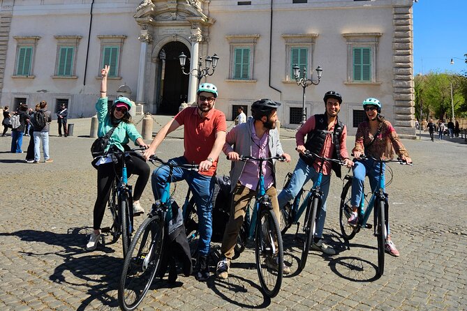 Rome E-Bike Tour with a Local! Top Attractions & Hidden Gems! - Campidoglio and the Roman Forum from above