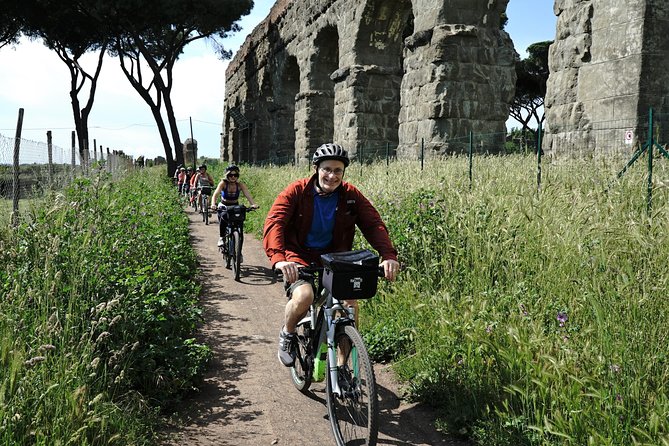 Rome EBike Tour: Appian Way, Catacombs & Roman Aqueducts - The longer route to Villa dei Quintili