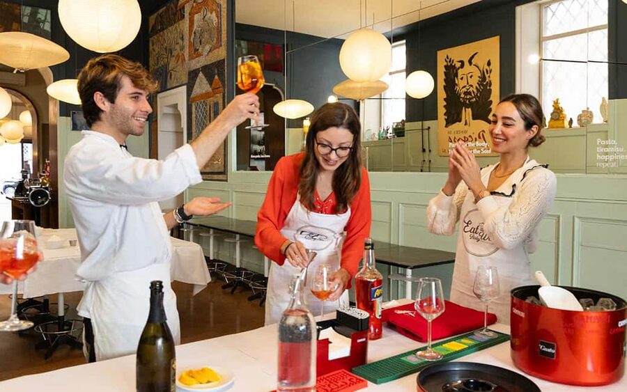 Rome: Enjoy Spritz and Pasta Making in Piazza Navona - Making pasta from scratch, without needing kitchen skills