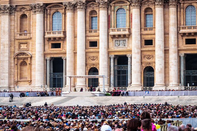 Rome: Escorted Papal Audience Experience with Entry Ticket - St. Peter’s Square and the Bernini colonnades