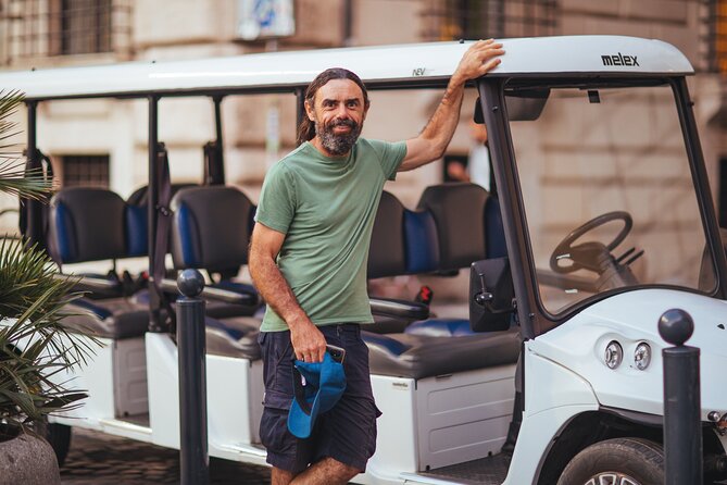 Rome: Evening Golf Cart Semi or Private Tour with Aperitivo - Key points at a glance