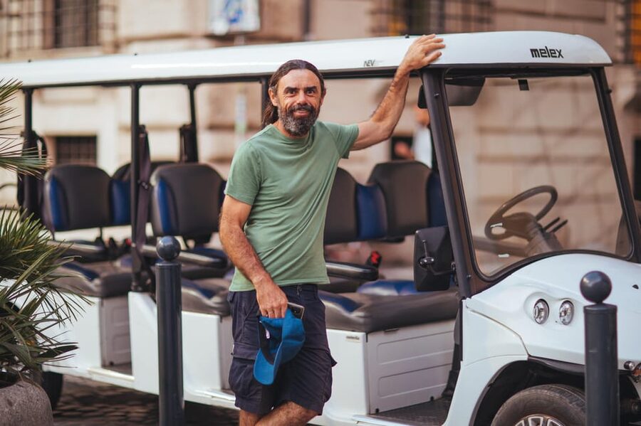 Rome: Evening Golf Cart Tour with Aperitivo - Key points to know before booking
