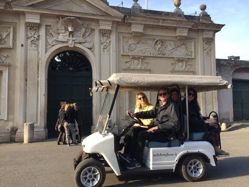 Rome: Evening Golf Cart Tour with Aperitivo - Janiculum Hill and the final tasting stops