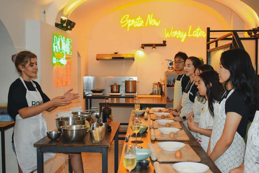 Rome: Family-Friendly Pasta and Tiramisu Cooking Class - Rolling and cutting your own fettuccine