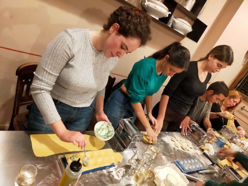 Rome: Fresh Pasta and Tiramisu Making Class with Fine Wine - What the $77.03 price includes