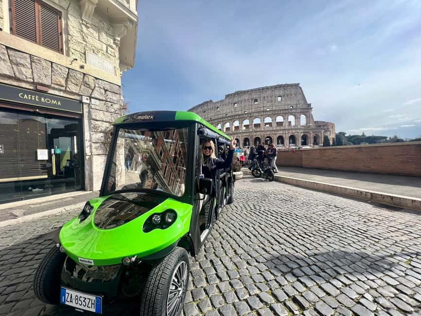 Rome: Golf Cart Tour with Artisanal Gelato Tasting - Why a Rome golf cart tour makes sense