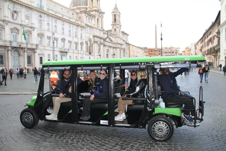 Rome: Golf Cart Tour with Artisanal Gelato Tasting - Circus Maximus and the Mouth of Truth
