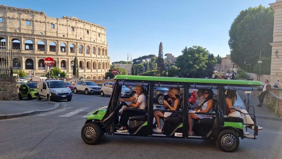 Rome: Golf Cart Tour with Artisanal Gelato Tasting - The Pantheon and the gelato break