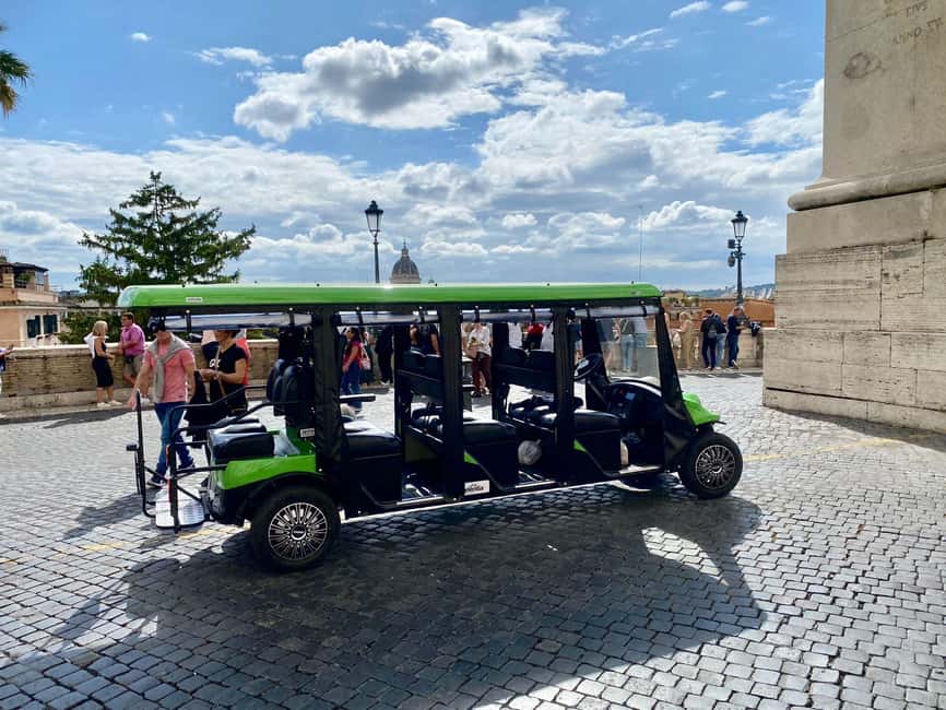 Rome: Golf Cart Tour with Artisanal Gelato Tasting - The guides make or break the ride