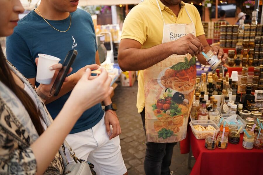 Rome: Guided City Food Tour by Vespa and Tastings - Pizza and trapizzino, Rome’s first savory stop