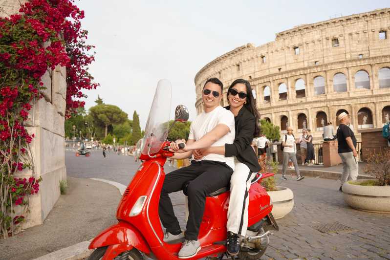 Rome: Guided City Food Tour by Vespa and Tastings - Views, landmarks, and streets beyond the usual route