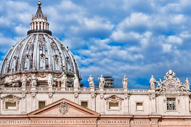 Rome: Guided Tour of St. Peter's Dome Climb, Basilica & Vatacombs - Touring St. Peter’s Basilica after the climb