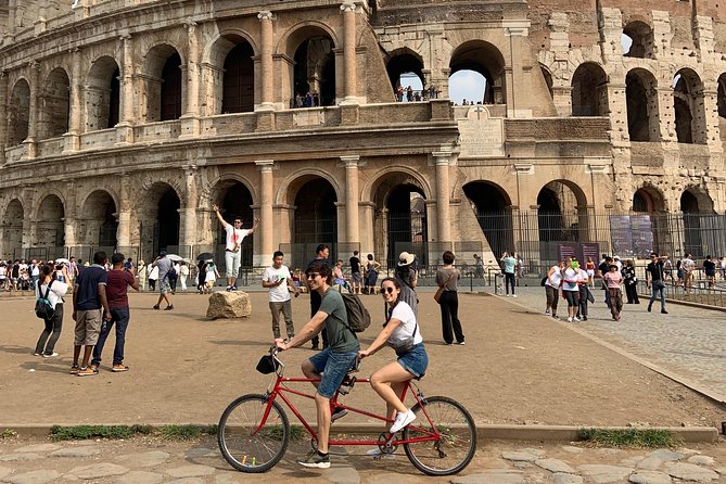 Rome Highlights by E-Bicycle Small group - The Vittoriano and its huge white facade