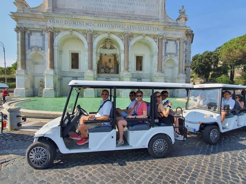 Rome: Highlights Golf Cart Tour with Pizza Snack & Gelato - Why a golf cart works well in Rome