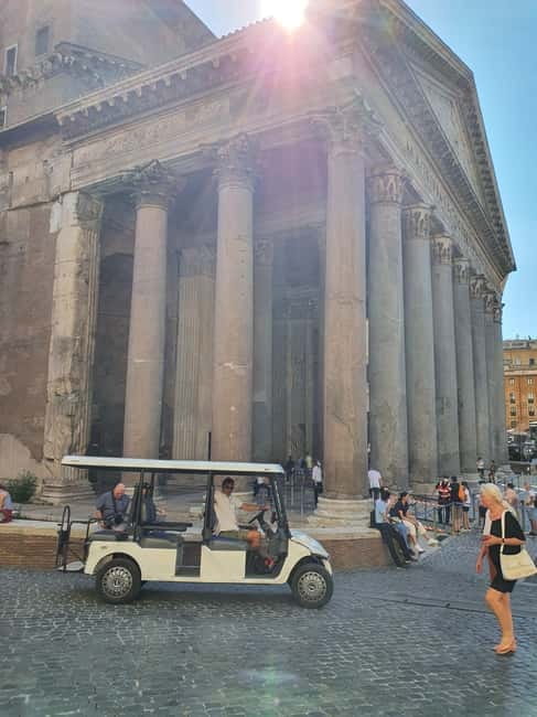 Rome: Highlights Golf Cart Tour with Pizza Snack & Gelato - Starting near Termini and Cavour