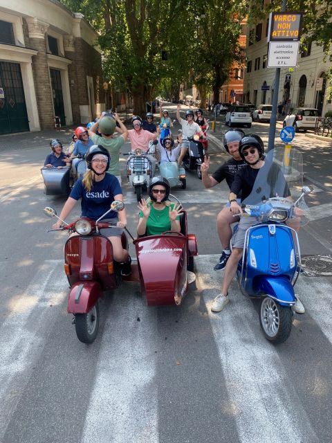 Rome: Highlights Vespa Sidecar Tour with Coffee and Gelato - Key points to know before booking