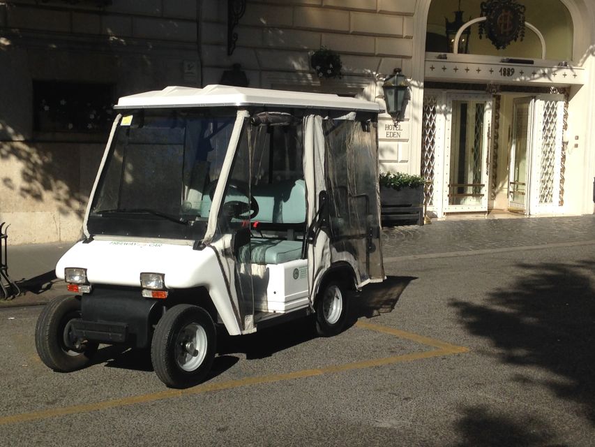 Rome: Imperial City Tour by Golf Cart with Optional Transfer - Key points at a glance
