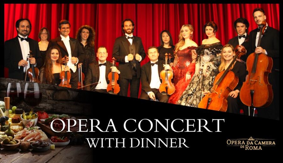 Rome: Italian Opera Concert and Traditional Dinner - What the 7:30 pm schedule feels like