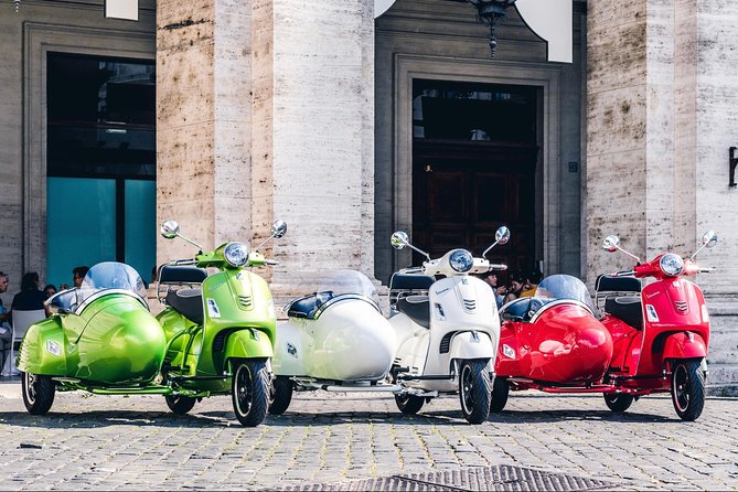 Rome Morning Vespa Sidecar Tour in Rome with Cappuccino - Starting at Piazza della Repubblica