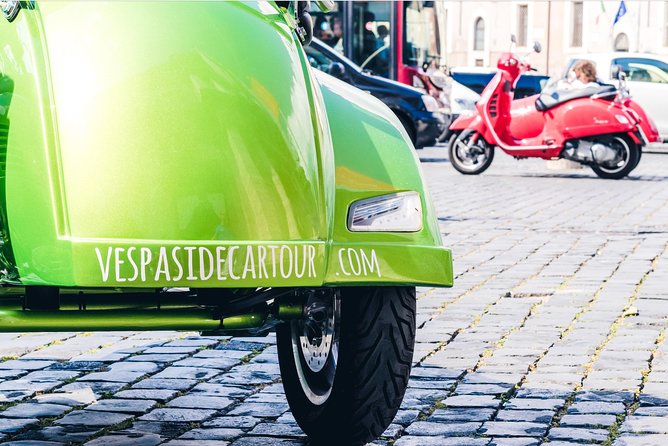 Rome Morning Vespa Sidecar Tour in Rome with Cappuccino - From the Quirinal Palace to the Trevi Fountain