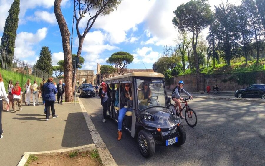 Rome: Night Tour of the City by Golf Cart (Private option) - Spanish Steps from above
