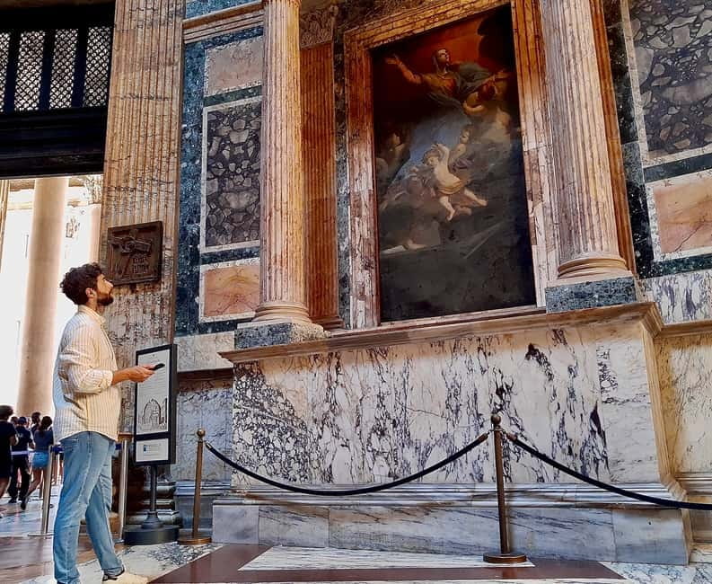 Rome: Pantheon Priority Entry Ticket & Audio Guide App - Key points at a glance