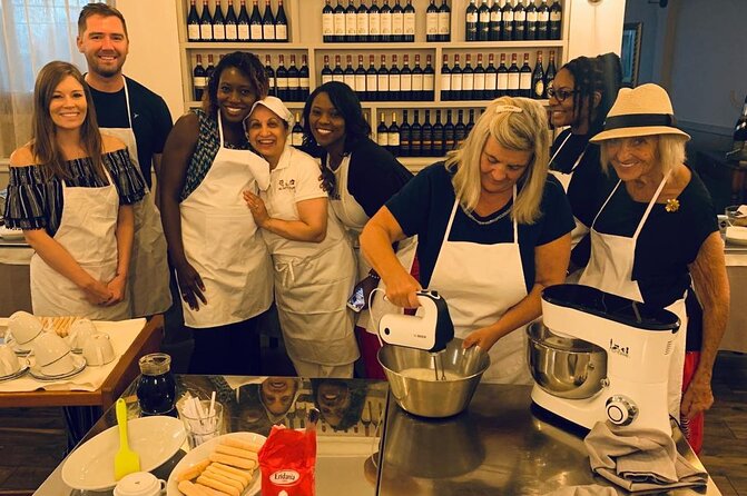 Rome Pasta and Tiramisu Class: Ravioli, Fettuccine & Fine Wine 5<em> – Key points at a glance’ /></p>
<ul>
<li><strong>Three Roman staples:</strong> Make fettuccine, ricotta and spinach ravioli, and tiramisu from scratch.</li>
<li><strong>Wine throughout the class:</strong> Prosecco, DOCG wine, soft drinks, and bottled water are included.</li>
<li><strong>Small groups:</strong> The maximum is 12 people, with several participants describing groups of six to ten.</li>
<li><strong>A meal, not just a lesson:</strong> Your pasta is cooked and served with tomato sauce or butter and sage.</li>
<li><strong>Near the Vatican:</strong> The class takes place at a locally loved restaurant in the Vatican area.</li>
<li><strong>Useful for families and solo visitors:</strong> The relaxed setup makes it easy to meet people, and older children can take part.</li>
</ul>
<h2 id="making-pasta-near-the-vatican">Making pasta near the Vatican</h2>
<p> – Making pasta near the Vatican’ /></p>
<p><p>This class turns a familiar Roman meal into the main event. Instead of simply ordering pasta, you learn how dough becomes two different shapes: long, soft fettuccine and filled ravioli. The meal also includes tiramisu, so you get a full Italian menu rather than a single cooking demonstration.</p>
</p>
<p><p>The setting is a restaurant near the Vatican, an area that makes practical sense for a cooking class. You can pair the session with sightseeing in the neighborhood, though you should leave enough time to arrive without rushing. The exact meeting details are supplied at booking, and hotel pickup or drop-off is not included.</p>
</p>
<p><p>Classes are offered in English and run for about three hours. Three time slots give you some choice, which helps you fit the experience around a Vatican visit, an evening walk, or dinner plans. Since the class is often reserved well ahead of time, booking around 40 days in advance is sensible during busy periods.</p>
</p>
<div class="twil" style="margin: 20px 0; padding: 15px 0;"><p>More gelato and tiramisu classes:</p><ul style="margin: 10px 0; padding-left: 0; list-style: none;"><li style="margin: 0 0 12px 0; padding: 0 0 12px 0; border-bottom: 1px solid #E9E0E4; line-height: 1.4;"><a href="https://amazingrome.com/3-in-1-cooking-class-near-navona-fettuccine-ravioli-tiramisu/">3 in 1 Cooking Class near Navona: Fettuccine, Ravioli & Tiramisu</a><br><span style="font-size: 0.82em; color: #555;"><span style="color: #FF7A33;">★</span> 5.0 &nbsp;&middot;&nbsp; 7,376 reviews</span></li><li style="margin: 0 0 12px 0; padding: 0 0 12px 0; border-bottom: 1px solid #E9E0E4; line-height: 1.4;"><a href="https://amazingrome.com/rome-pasta-tiramisu-class-with-fine-wine-by-the-vatican/">Rome: Pasta & Tiramisu Class with Fine Wine by the Vatican</a><br><span style="font-size: 0.82em; color: #555;"><span style="color: #FF7A33;">★</span> 4.9 &nbsp;&middot;&nbsp; 4,852 reviews</span></li><li style="margin: 0; padding: 0; border-bottom: none; line-height: 1.4;"><a href="https://amazingrome.com/rome-3-in-1-fettuccine-ravioli-and-tiramisu-cooking-class/">Rome: 3-in-1 Fettuccine, Ravioli, and Tiramisu Cooking Class</a><br><span style="font-size: 0.82em; color: #555;"><span style="color: #FF7A33;">★</span> 4.9 &nbsp;&middot;&nbsp; 2,704 reviews</span></li></ul></div><h2 id="what-you-actually-make">What you actually make</h2>
<p><img width="669" height="446" decoding="async" src=
