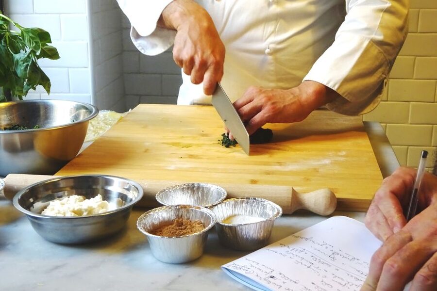 Rome: Pasta Cooking Class in a Professional Pasta Laboratory - Rolling thin sheets by hand