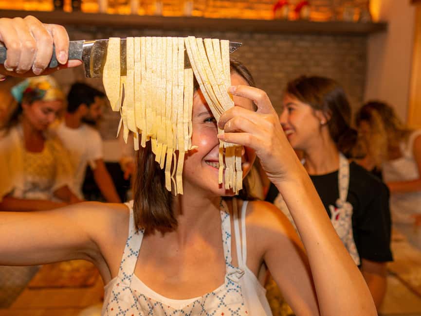 Rome: Pasta Cooking Class with Spritz Cocktails - A shared dinner that works for solo visitors