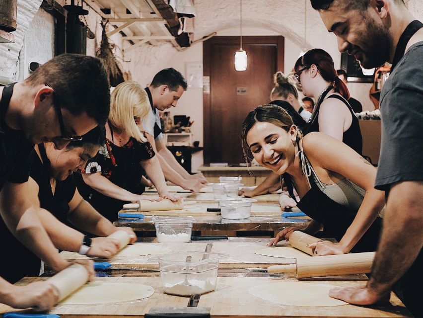 Rome: Pasta Making with Wine Tasting and Dinner in Frascati - Making pasta by hand, one useful step at a time