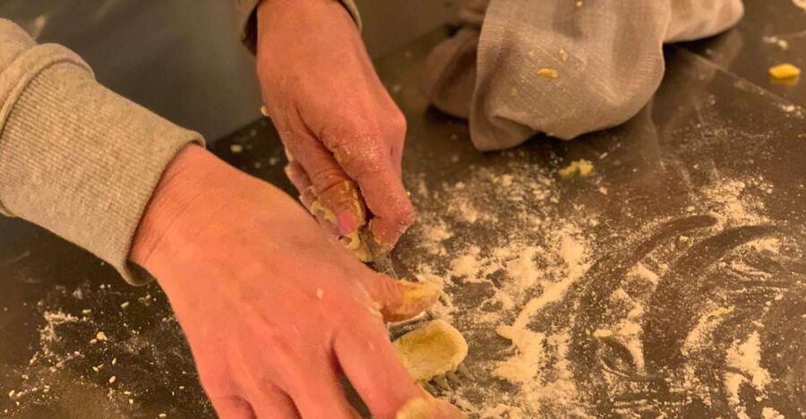Rome: Pasta & Tiramisu Class with Fine Wine by the Vatican - Eating what you made at the restaurant