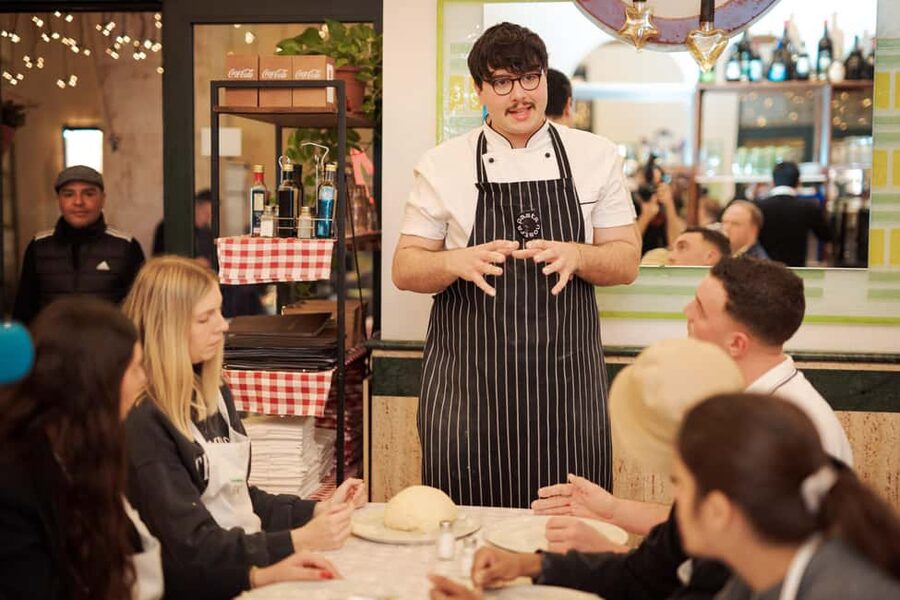 Rome: Pizza and Tiramisu Cooking Class in Piazza Navona - Making tiramisu from scratch
