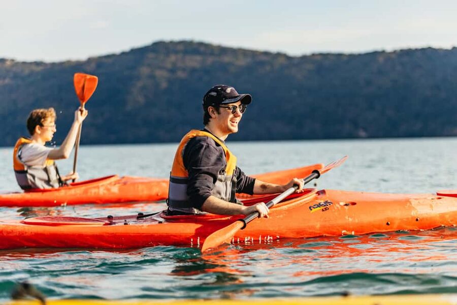 Rome: Popes' Lake, Kayak Tour with Swimming & Roman Pizza - Meeting near Anagnina and reaching the lake