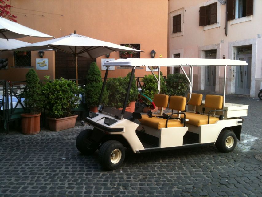 Rome: Private Customizable 3-Hour Golf Cart City Tour - Key points to know before you book